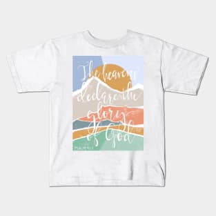 The heavens declare Kids T-Shirt